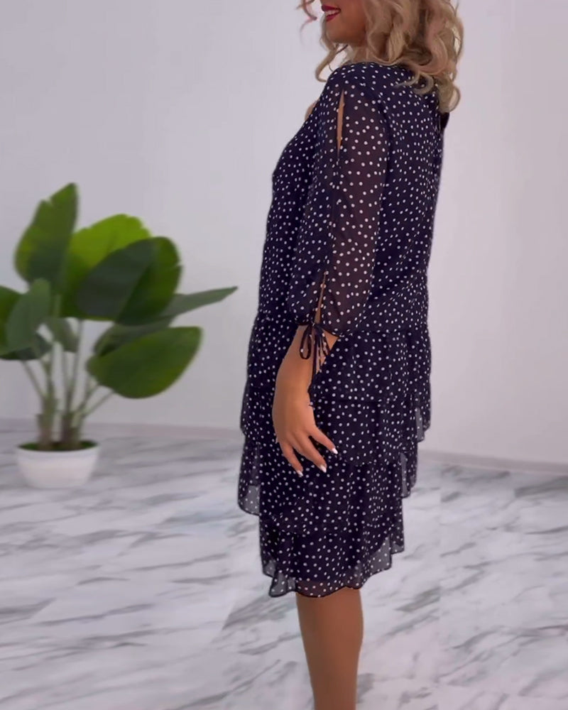 Auterelle | Elegancka sukienka w kropki
