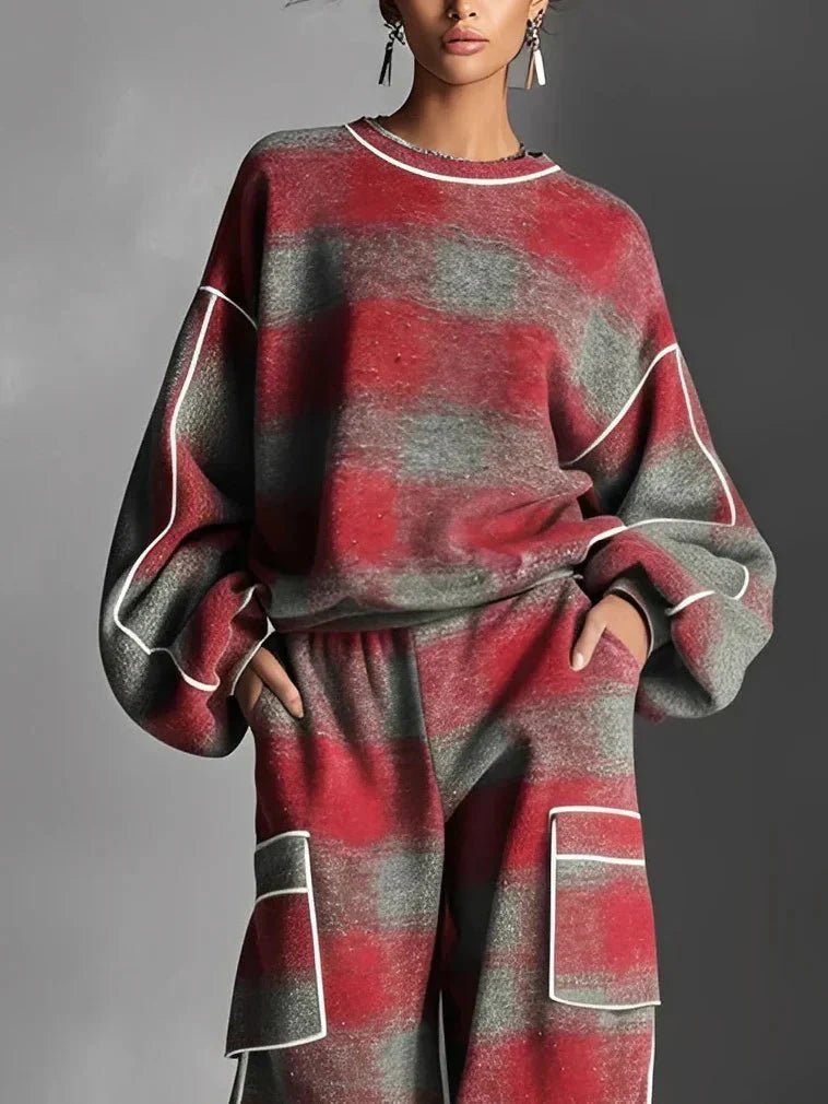 Julia | Oversized Damski Zestaw Lounge