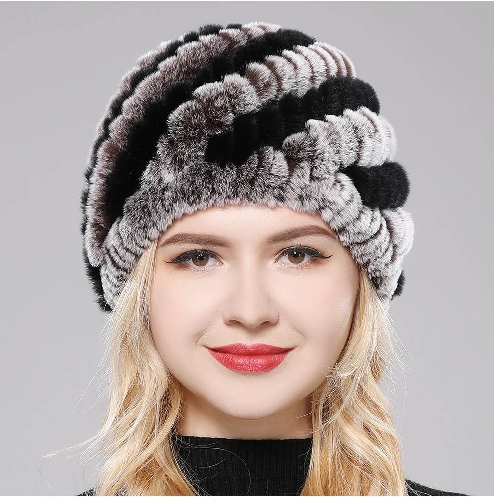 Czapka Mirabelle z Pluszowego Futra