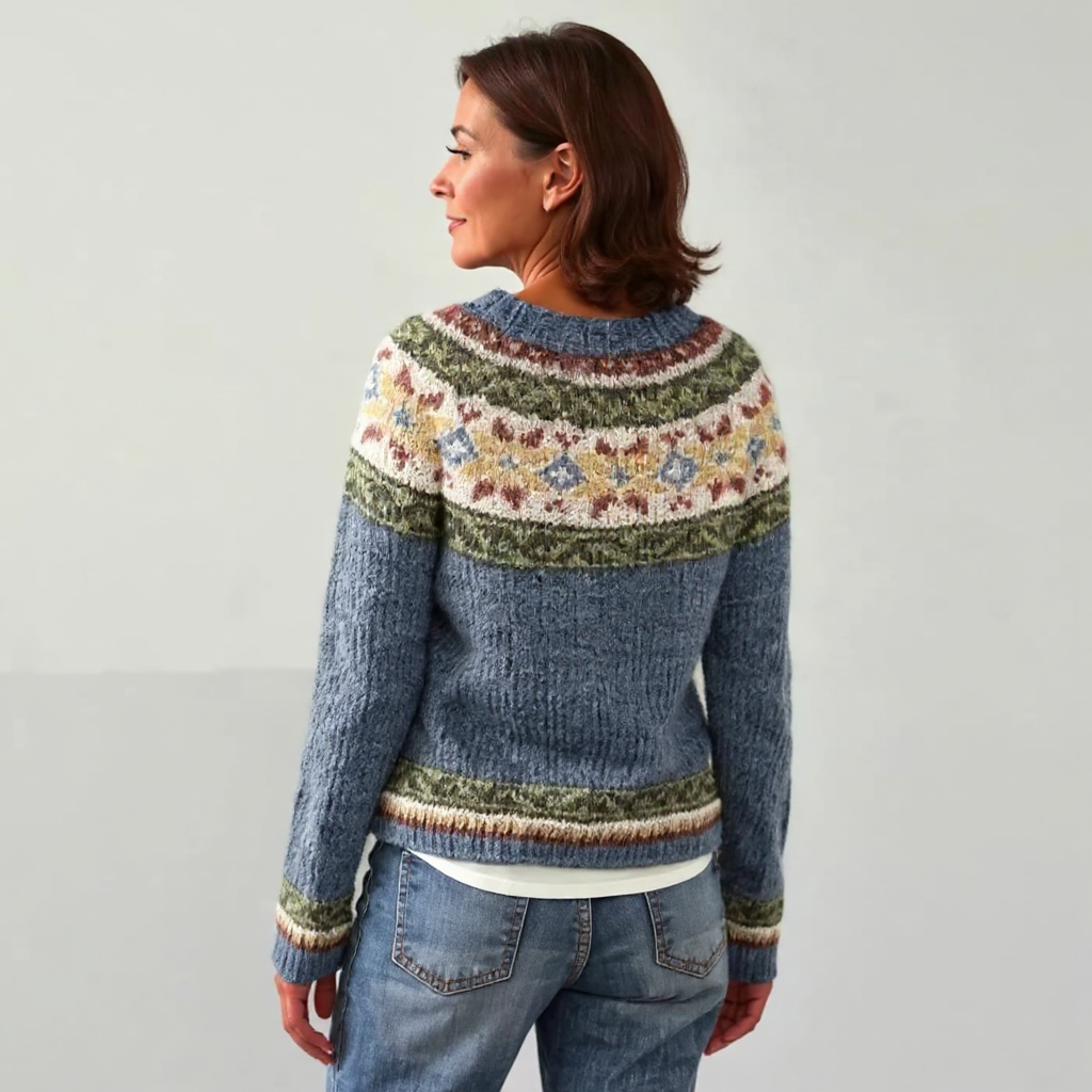 Lucy | Vintage Islandzki Sweter Wełniany