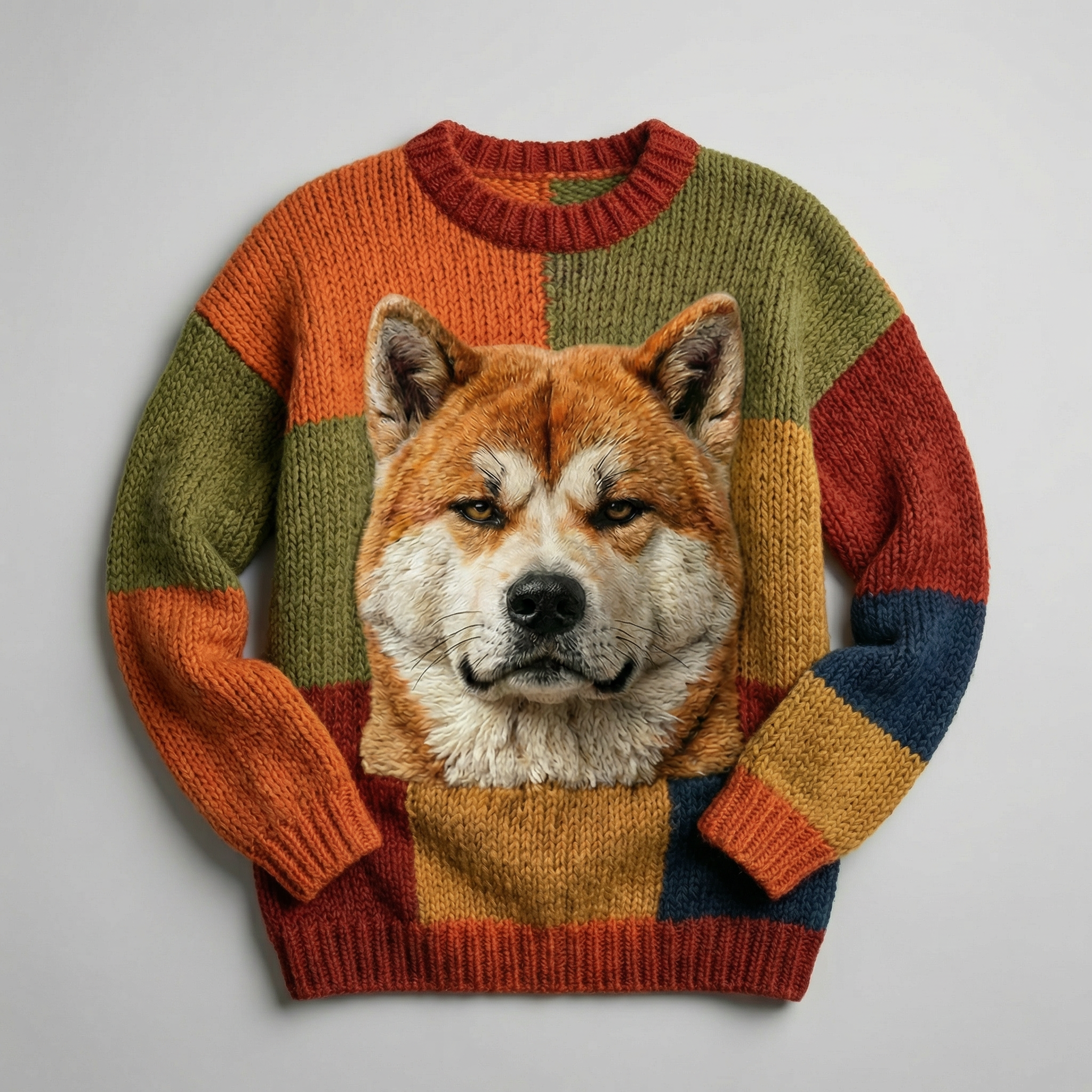 Amira™ | Artystyczny sweter damski z motywem psa