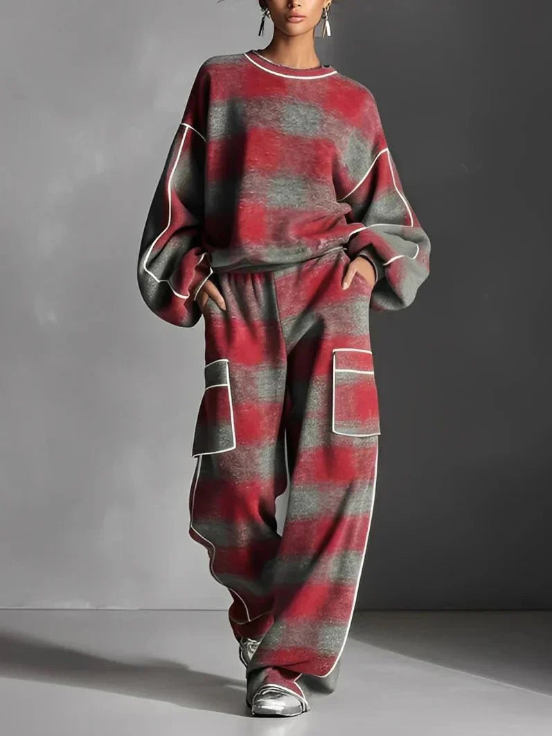 Julia | Oversized Damski Zestaw Lounge