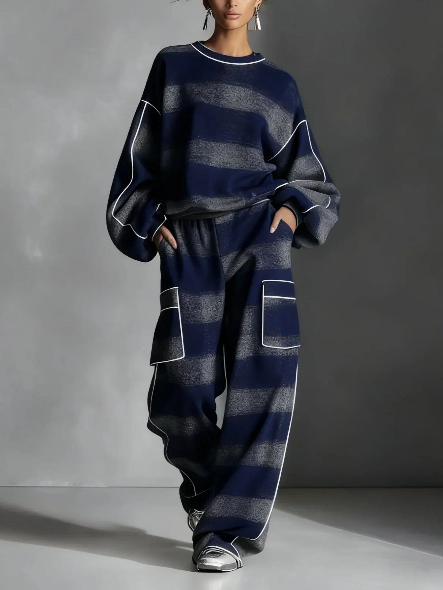 Julia | Oversized Damski Zestaw Lounge